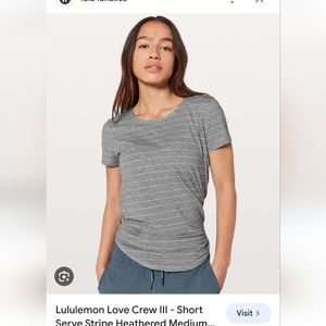 Lululemon Crew Neck Love Tee